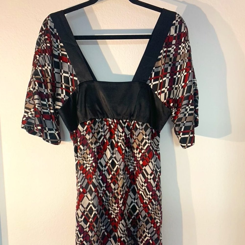 Trina Turk Silk Babydoll Dress